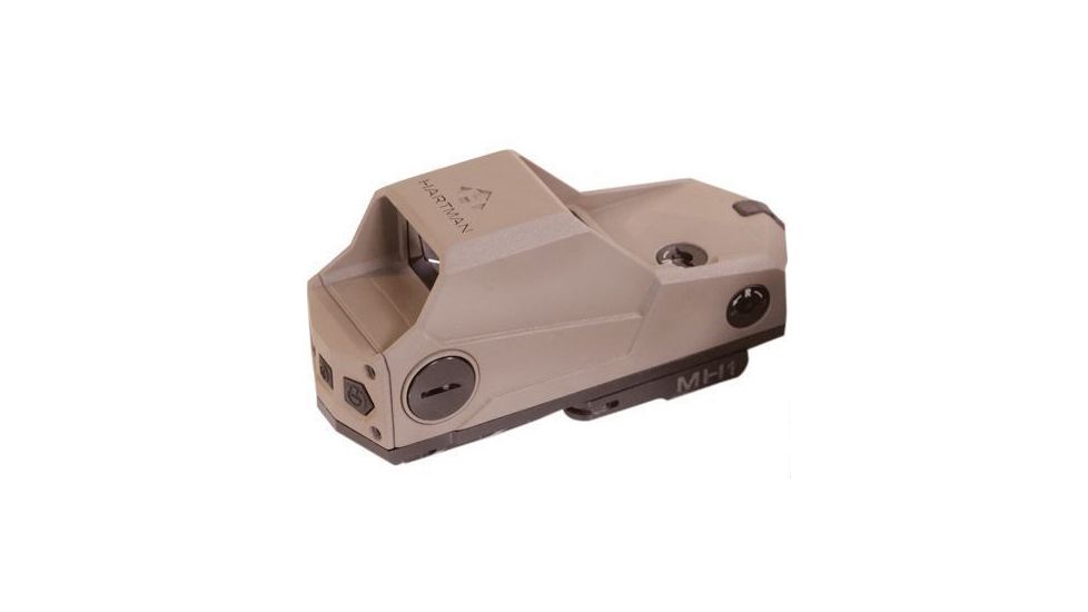 Command Arms Accessories Hartman Red Dot Sight, B Type Reticle, 1 Locking Lever, Tan, MH1-BT