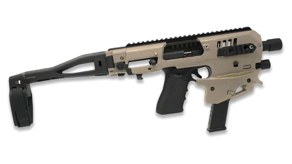 CAA MCK 2.0 Gen 2 Micro Conversion Kit, Glock 17,19,19X,22,23,25,31,32,45,Tan, MCKGEN2T