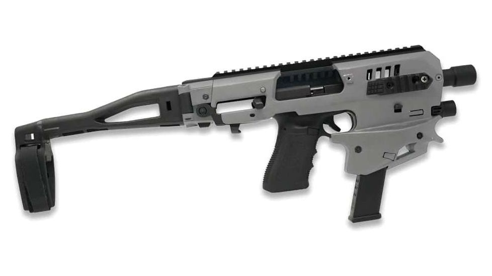 CAA MCK 2.0 Gen 2 Micro Conversion Kit, Glock 17,19,19X,22,23,25,31,32,45,Tungsten Gray, MCKGEN2TU