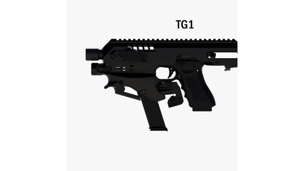 CAA MCK Micro Conversion Kit Gen 1 Trigger Guard for Glock 17/19, Black, MCKTG1