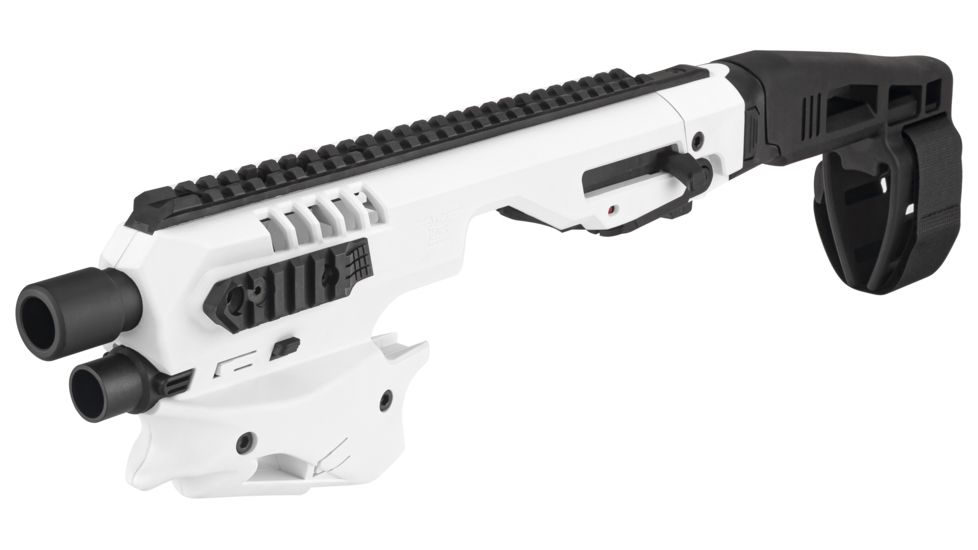 CAA Glock MCK - Micro Conversion Kit, Glock 17/19/19X/22/23/31/32/45, Long Stabilizer, White, MCKW