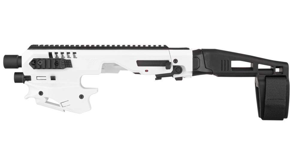 CAA Glock MCK - Micro Conversion Kit, Glock 17/19/19X/22/23/31/32/45, Long Stabilizer, White, MCKW