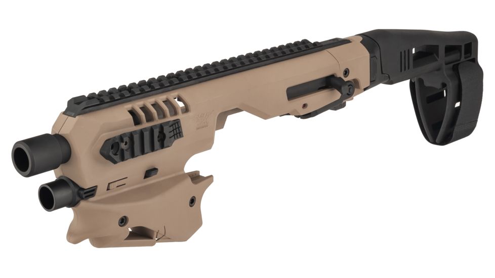 CAA Smith &amp; Wesson MCK - Micro Conversion Kit, M&amp;P 9/M&amp;P 9 Compact/M&amp;P 40/M&amp;P 40 Compact, Tan/FDE, Long Stabilizer, MCKMPGEN1T