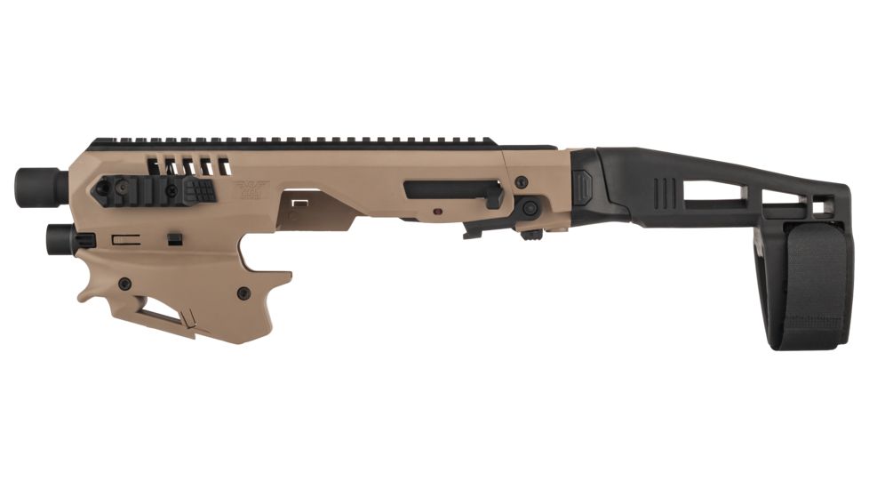 CAA Smith &amp; Wesson MCK - Micro Conversion Kit, M&amp;P 9/M&amp;P 9 Compact/M&amp;P 40/M&amp;P 40 Compact, Tan/FDE, Long Stabilizer, MCKMPGEN1T