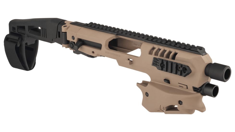 CAA Smith &amp; Wesson MCK - Micro Conversion Kit, M&amp;P 9/M&amp;P 9 Compact/M&amp;P 40/M&amp;P 40 Compact, Tan/FDE, Long Stabilizer, MCKMPGEN1T