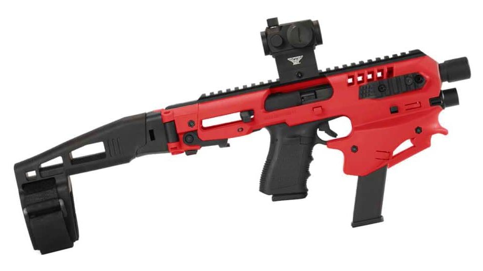CAA Super Advanced Upgrade and Micro Red Dot Sight,Red, SADKLR