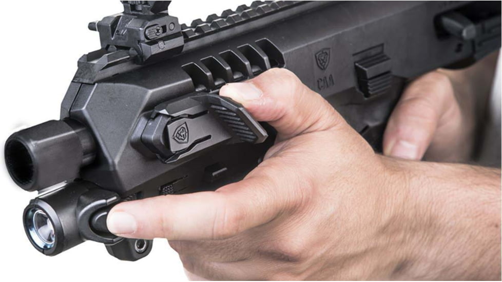 CAA Micro Conversion Kit Flashlight/Laser Adaptor for side rail, Black, MCKFLA