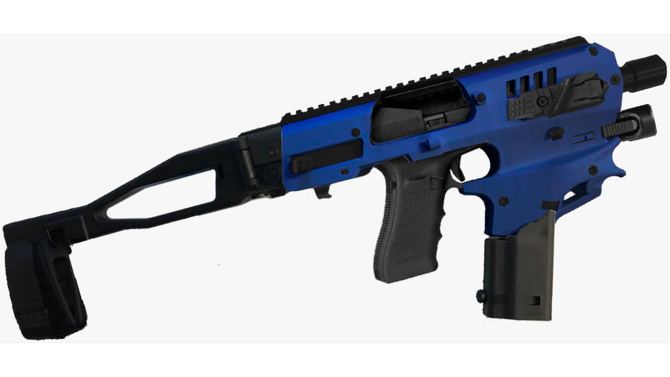 CAA Micro Conversion Kit for Glock 20/21 Gen 2 w/Integral Flashlight, Blue, MCK21GEN2BLA