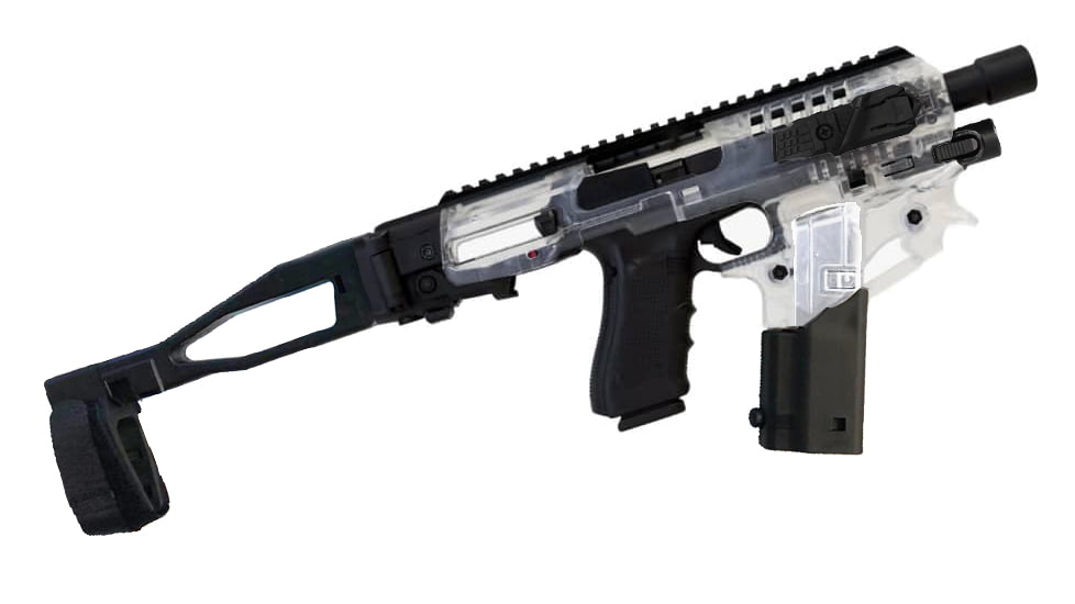 CAA Micro Conversion Kit for Glock 20/21 Gen 2 w/Integral Flashlight, Clear, MCK21GEN2CLA