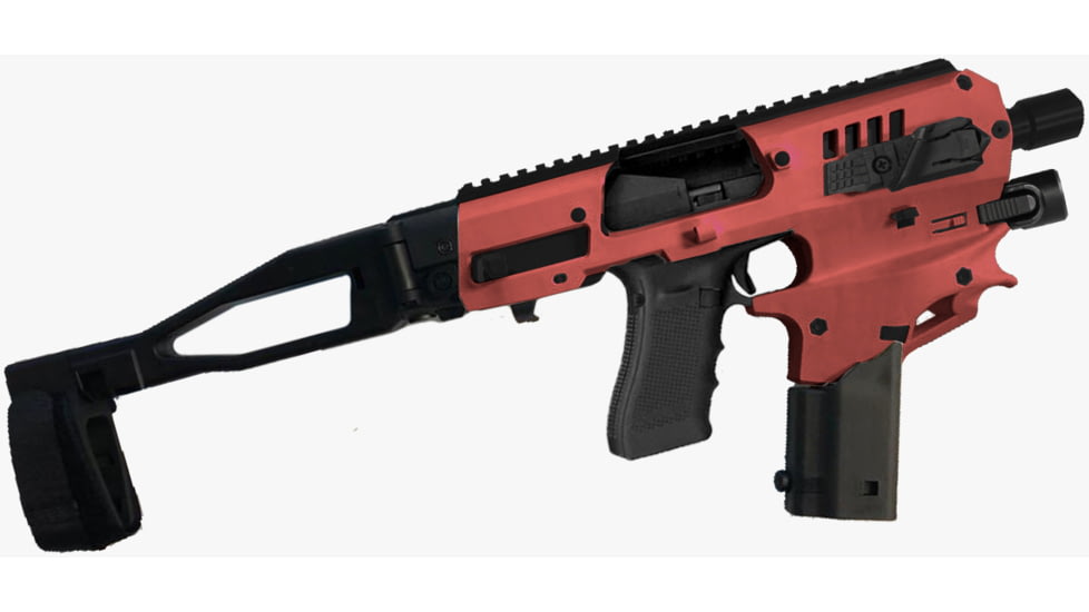 CAA Micro Conversion Kit for Glock 20/21 Gen 2 w/Integral Flashlight, Red, MCK21GEN2RA