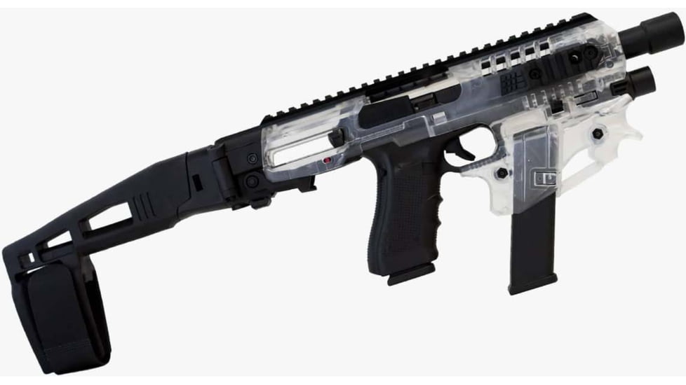 CAA Micro Conversion Kit for Glock 20/21, Stabilizer, Picattiny, Polymer Rail, Clear, MCK21CL