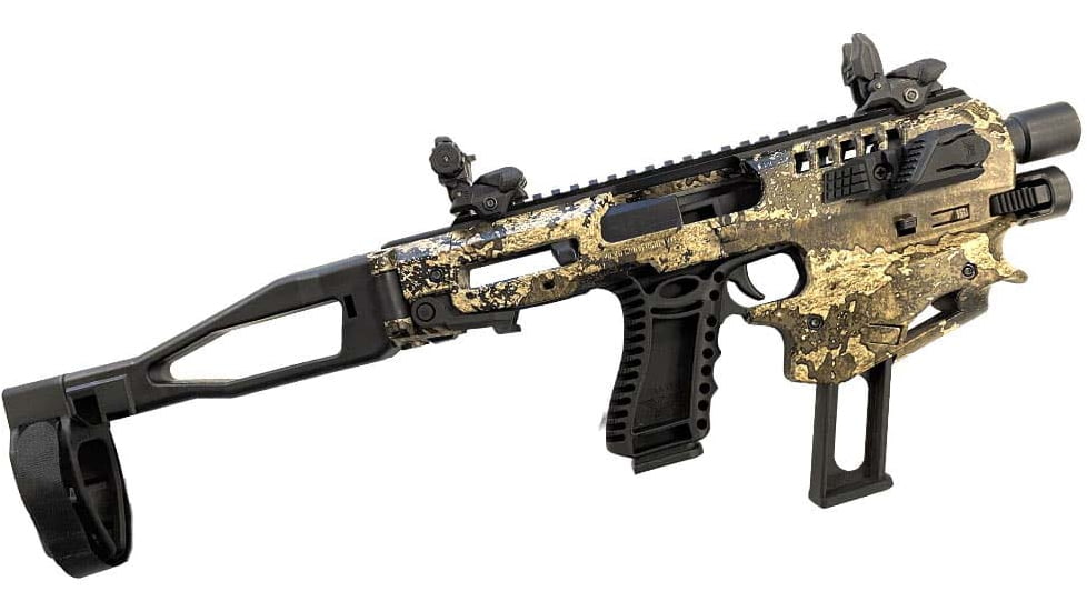 CAA Gen 2 Micro Conversion Kit for CZ P10F/P10C/P10S, w/ TAC Compartment, Truetimber Strata, MCKCZP10SG2TTimTAC