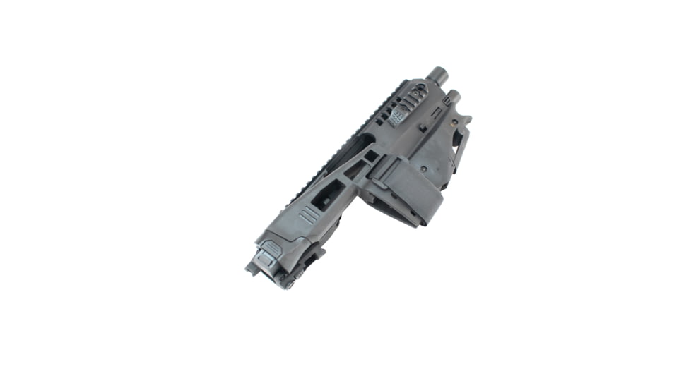 CAA Sig Sauer MCK - Advanced Micro Conversion Kit, Sig Sauer P320 9mm/.40, Front &amp; Rear Sights, Thumb Rest, 500 Lumens Light, One Point Sling, Sling Mount, Black, Long Stabilizer, MCKSIGA