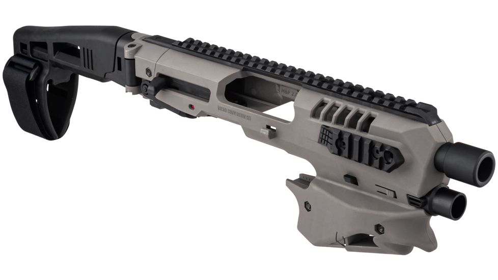 CAA Smith &amp; Wesson MCK - Micro Conversion Kit, M&amp;P 9/M&amp;P 9 Compact/M&amp;P 40/M&amp;P 40 Compact, Tungsten Gray, Long Stabilizer, MCKMPGEN1TU
