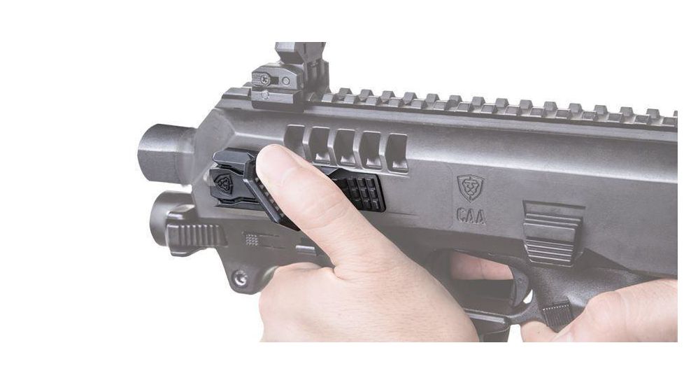 CAA Thumb Rest, Micro Conversion Kit, Black MCKTHR