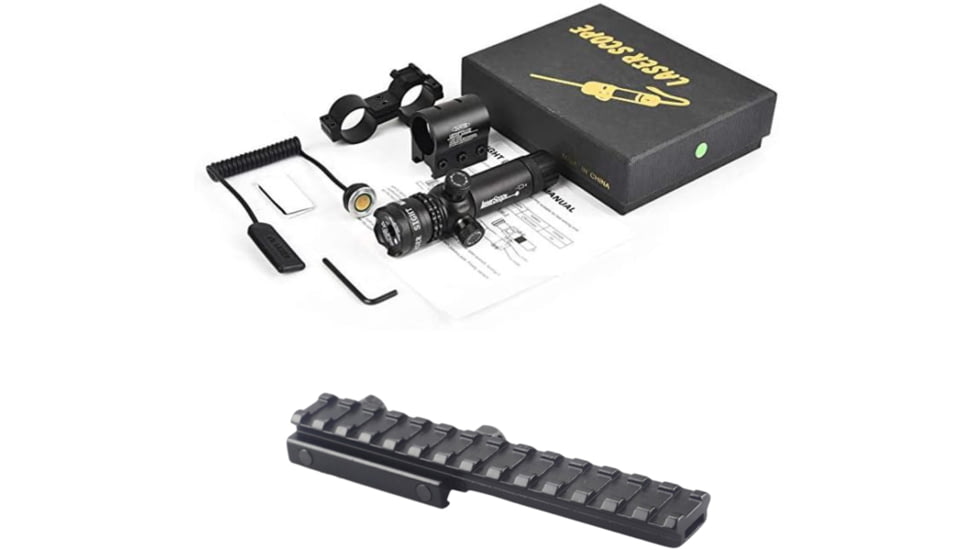 Cactus Jack Green Laser Sight &amp; Picatinny Tactical Rails