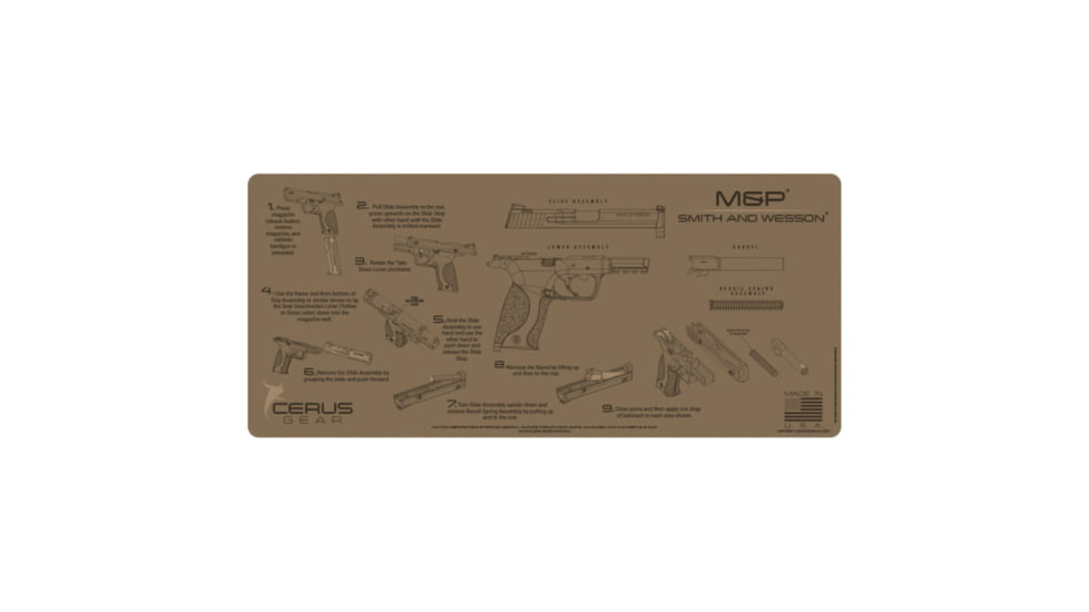 Cerus Gear SMITH &amp; WESSON M&amp;P INSTRUCTIONAL PROMAT B54FBE16, CERIMSWMPINSCOY