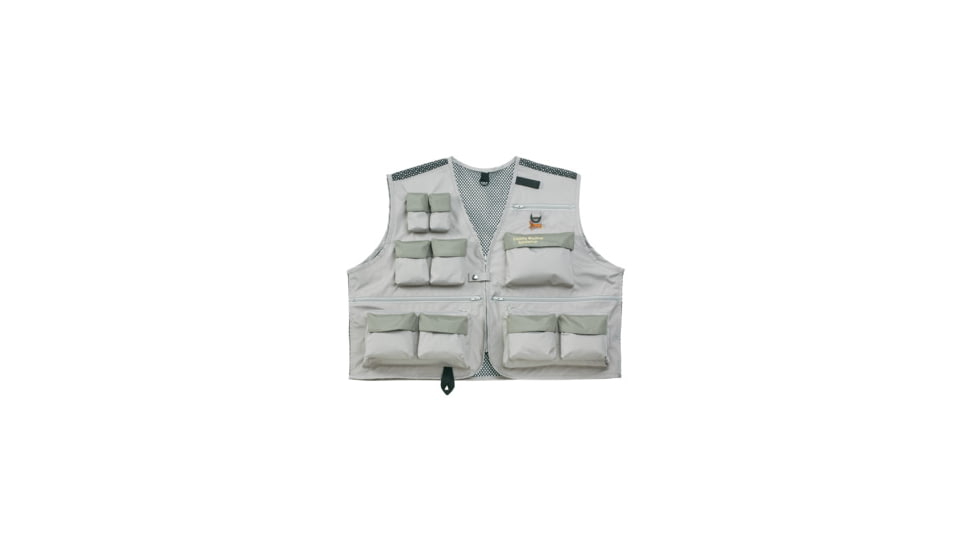 Caddis Men's Warm Weather Wader Vest, Grey, Extra Large, CA7402WV-XL