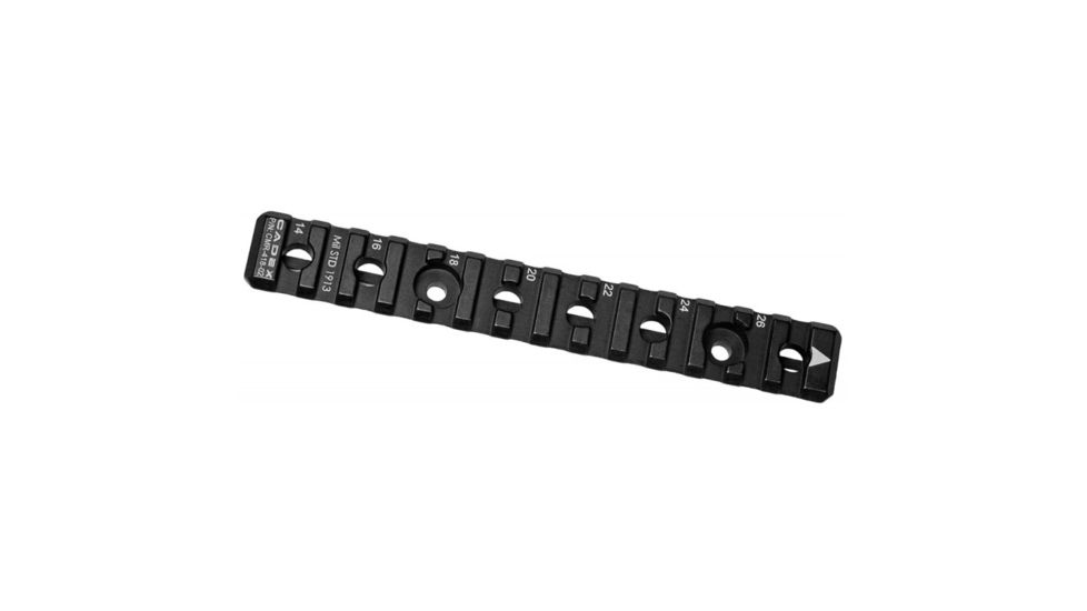 Cadex Defence Carbine Picatinny Rail, Black, 6 in CMC-944-888-M