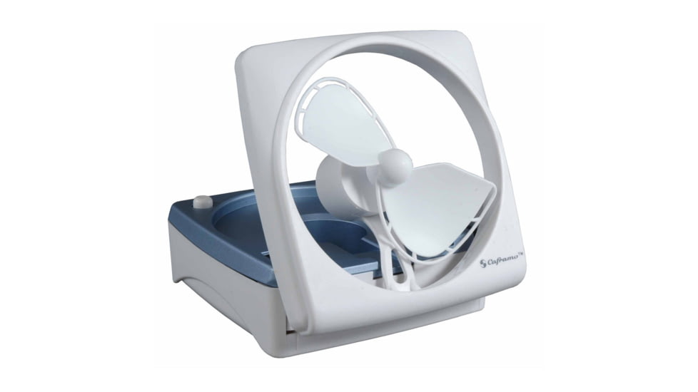 Caframo MiniMax Deluxe Portable 737 4.5" Battery Operated Fan - White 54310
