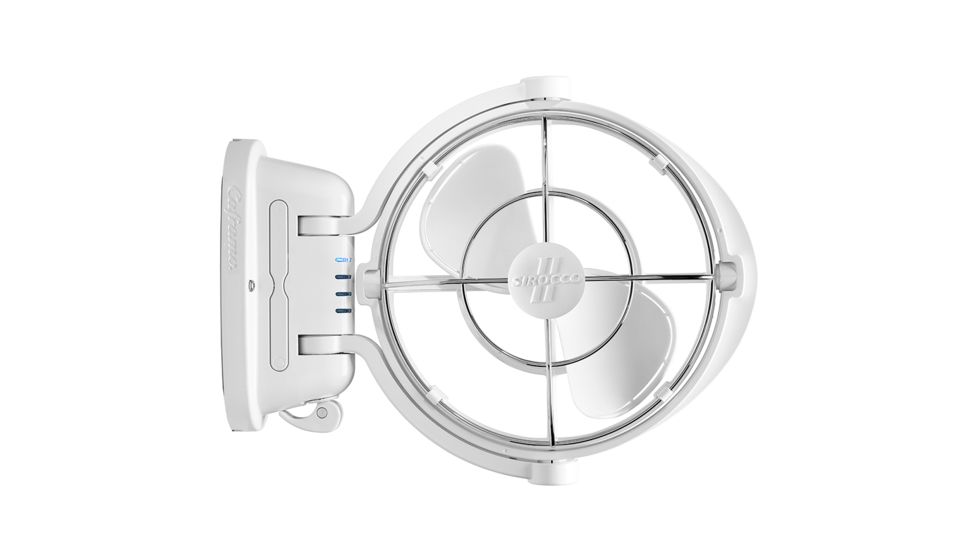 Caframo Sirocco II 3-Speed 7&quot; Gimbal Fan - White - 12-24V 62054
