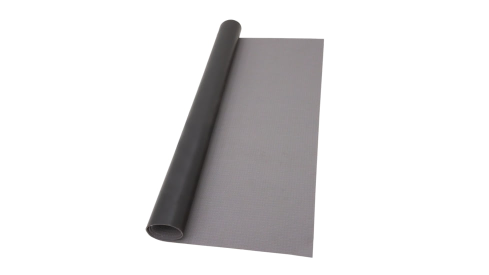 Cage Permanent Hub Blinds Floormat, 66in x 66in Footprint, Durable PVC Coated TearTuff, Closed-Cell Foam Backing, Use With Chairs, Dampen Sound, Offers Warmth, Gray, CRD30F