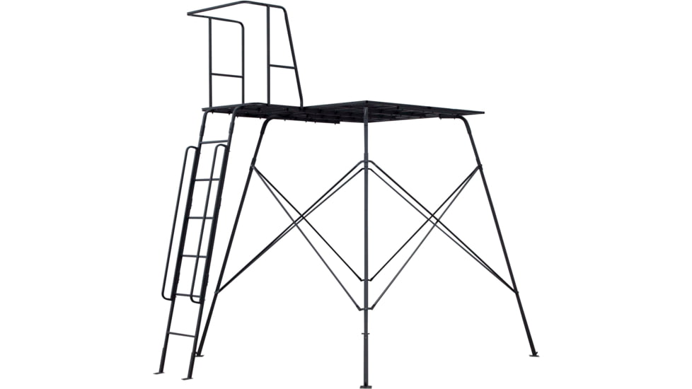 Cage Permanent Hub Blinds Tower Cage R30 Hunting Blind, Black, 8 Foot, CTR3008