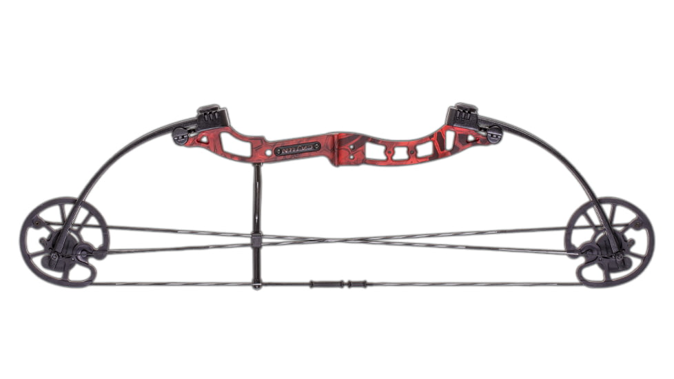 Cajun Bowfishing Sucker Punch Bowfishing Bow Kit, Left Hand, Bow Only, Red/Black, A4CB20005L