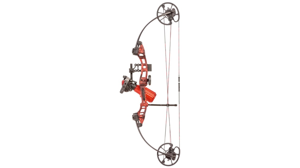 DEMO, Cajun Bowfishing Sucker Punch RTF Bowfishing Bow Kit, Right Hand, Black/Red, A4CB21005R