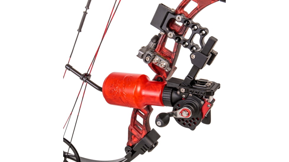 DEMO, Cajun Bowfishing Sucker Punch RTF Bowfishing Bow Kit, Right Hand, Black/Red, A4CB21005R