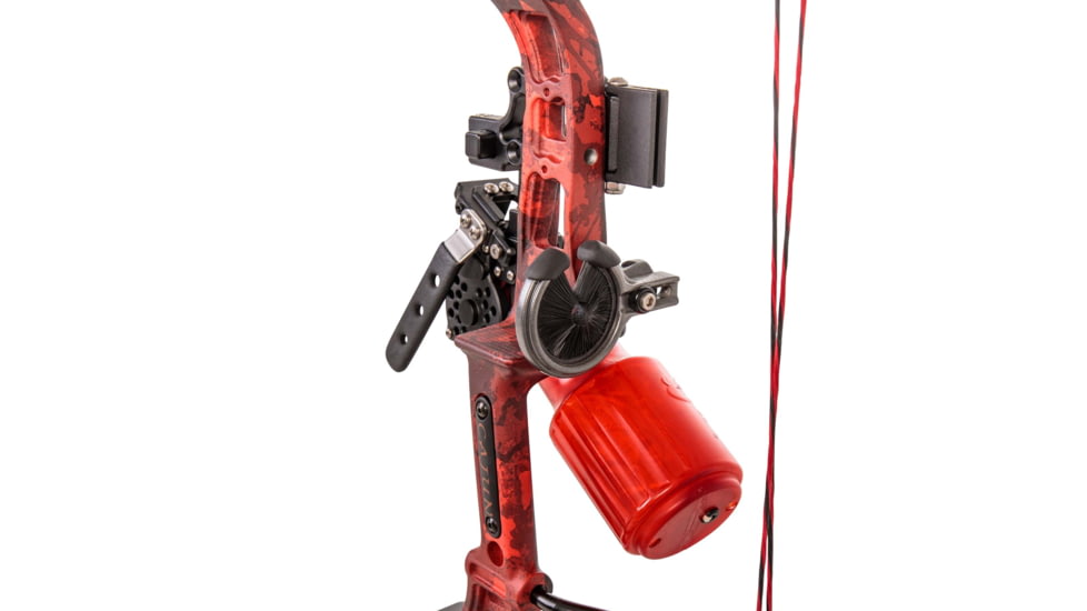 DEMO, Cajun Bowfishing Sucker Punch RTF Bowfishing Bow Kit, Right Hand, Black/Red, A4CB21005R