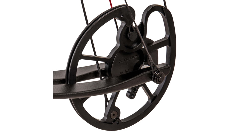 DEMO, Cajun Bowfishing Sucker Punch RTF Bowfishing Bow Kit, Right Hand, Black/Red, A4CB21005R