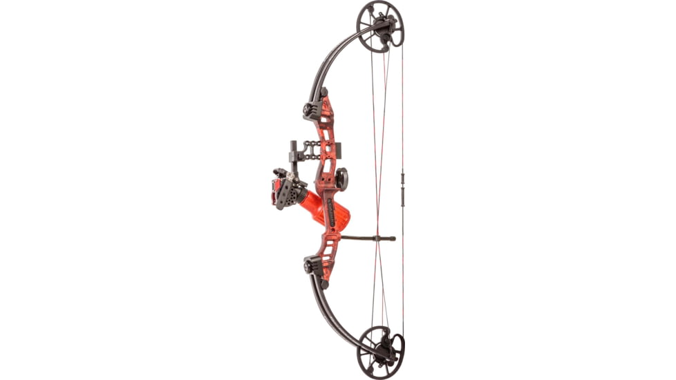 DEMO, Cajun Bowfishing Sucker Punch RTF Bowfishing Bow Kit, Right Hand, Black/Red, A4CB21005R