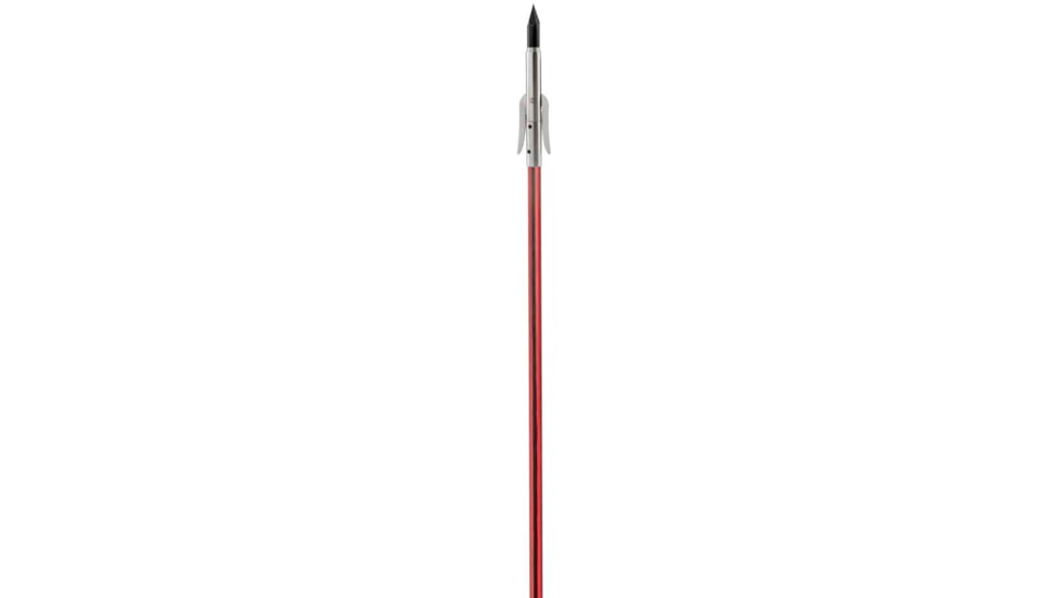 Cajun Bowfishing Wasp arrow with Sting A ree point, Red/Black, ABF4902R