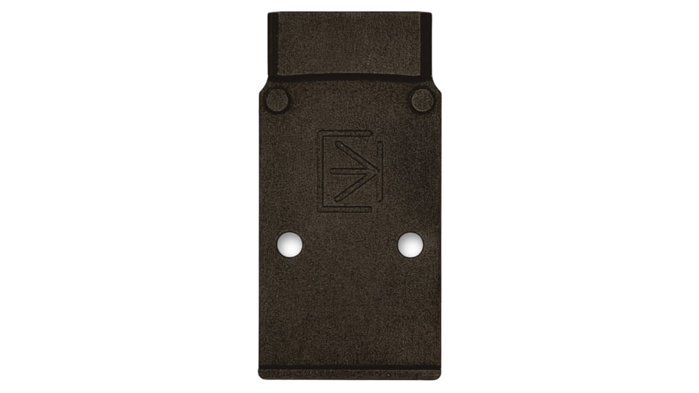 Calculated Kinetics DOGTAG Optic Plate, For Trijicon SRO/RMR HD, Fits GLOCK Gen 6, Anodized, Black, GGEN6-SRODT