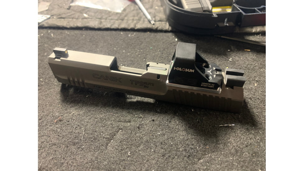 Calculated Kinetics Canik TP9 Elite SC Adapter Plate, Black, TP9-SCMRMSC