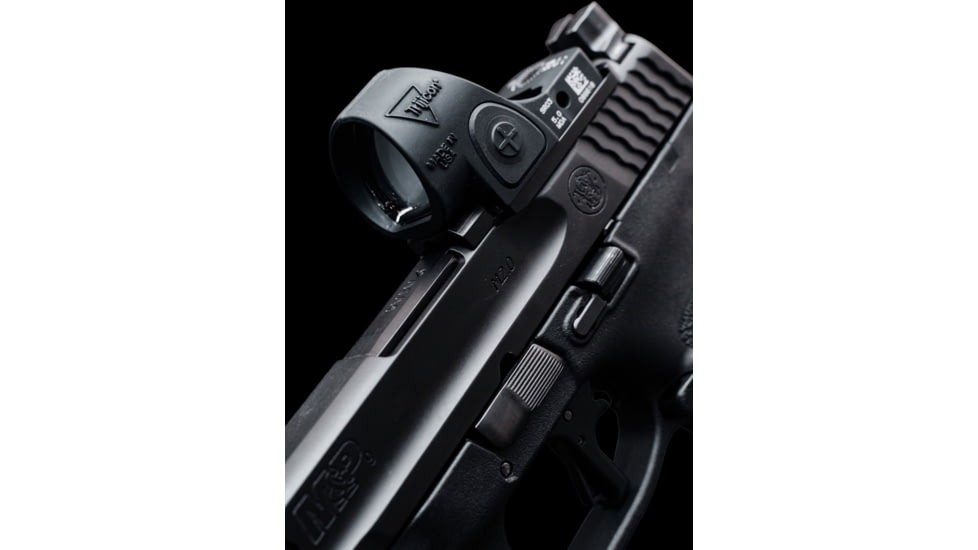 Calculated Kinetics Smith and Wesson M&amp;P 2.0 Dogtag Optic Plate, Trijicon SRO, Black, SMMP2-SRODT