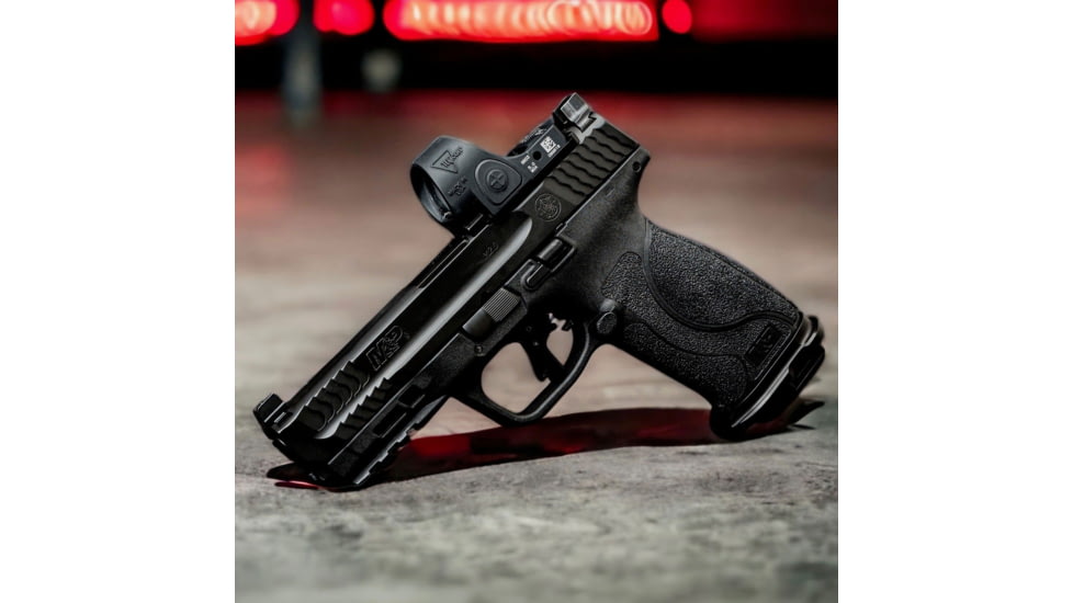 Calculated Kinetics Smith and Wesson M&amp;P 2.0 Dogtag Optic Plate, Trijicon SRO, Black, SMMP2-SRODT