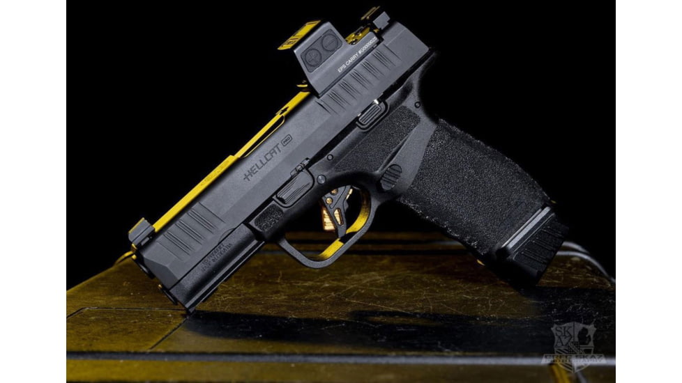 Calculated Kinetics Springfield Armory OSP Hellcat Adapter Plate, Black, HELLCAT-MRMSC