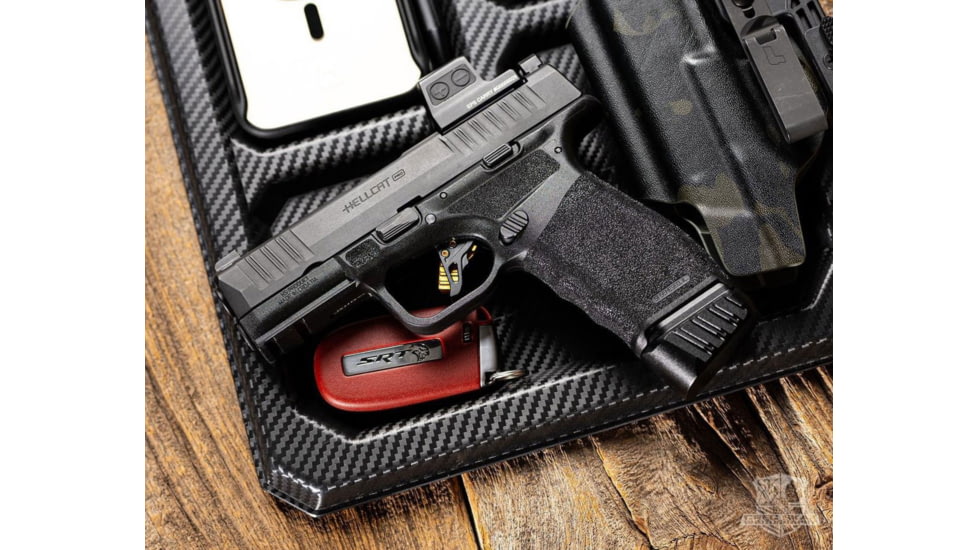 Calculated Kinetics Springfield Armory OSP Hellcat Adapter Plate, Black, HELLCAT-MRMSC