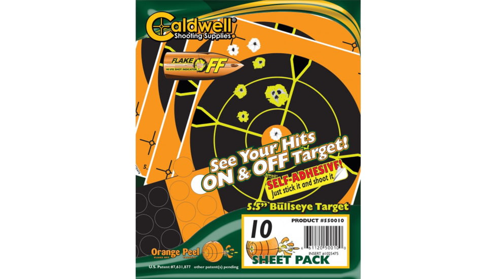 Caldwell 5.5in Bullseye Target, 10 Sheets, 1166107