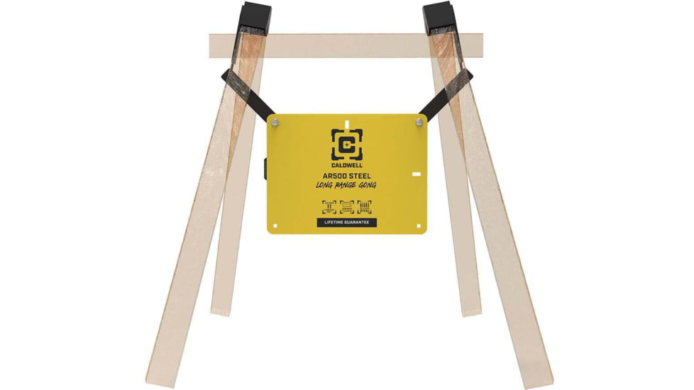 Caldwell AR500 Long Range Gong Kit w/ Flash Bang?, Steel, 1215380