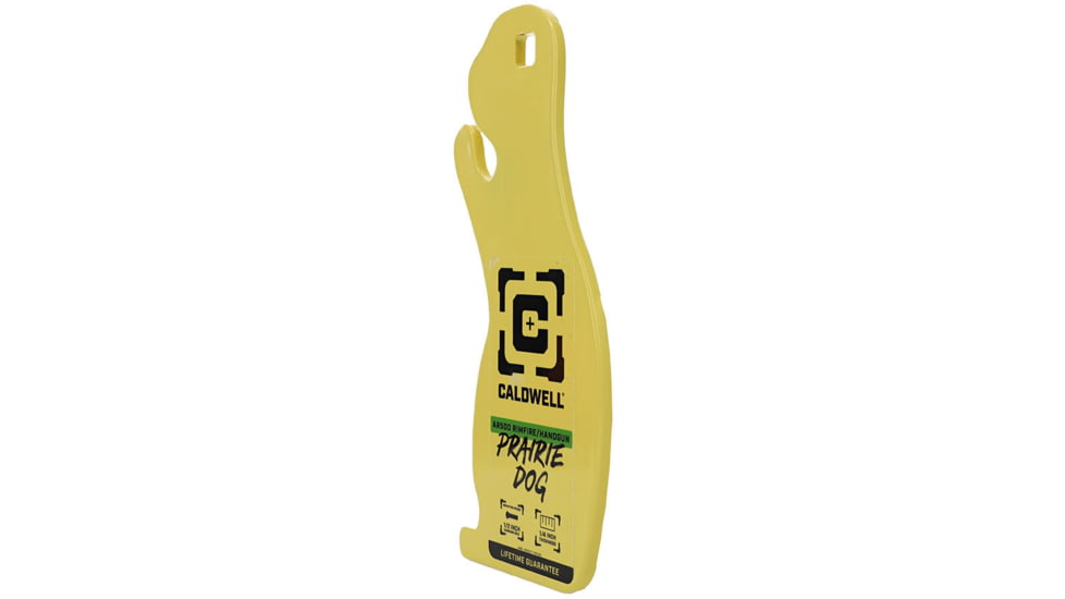 Caldwell AR500 Rimfire Prairie Dog Target, Yellow, 4002313