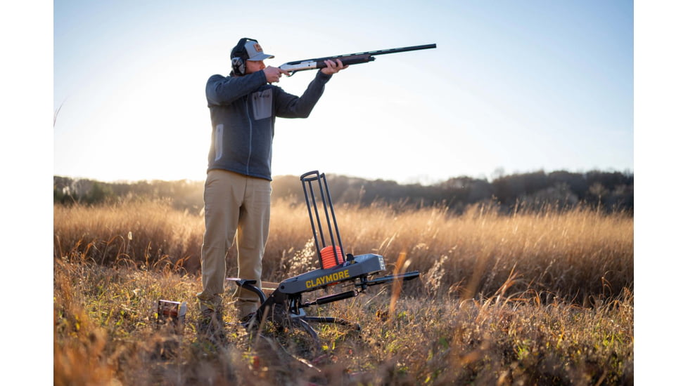 Caldwell Claymore Clay Target Thrower, Yellow, 1122187