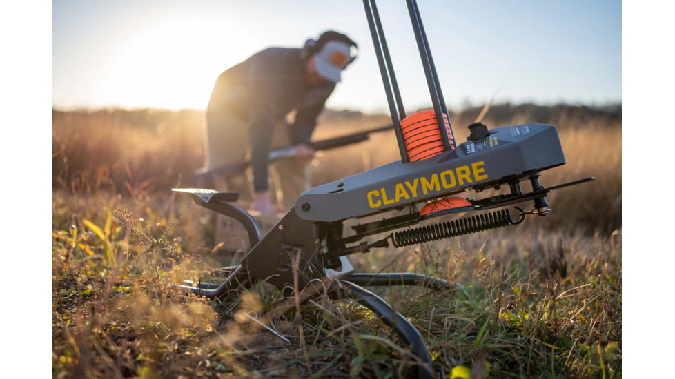 Caldwell Claymore Clay Target Thrower, Yellow, 1122187
