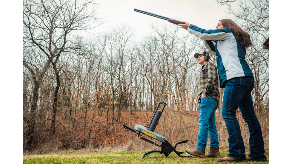 Caldwell Claymore Clay Target Thrower, Yellow, 1122187