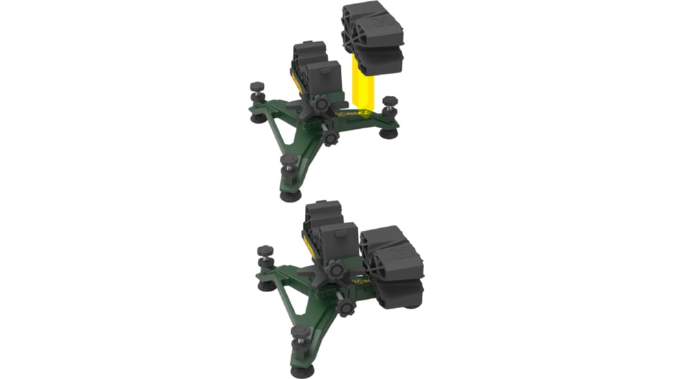 Caldwell Rock 2 Shooting Rest w/Rear Rest, 1410515