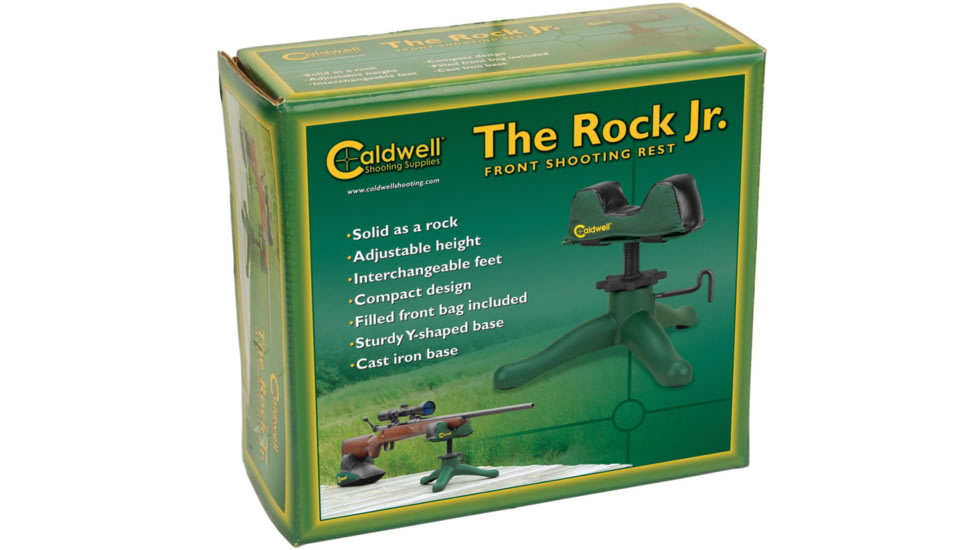 Caldwell Rock Jr Front Shooting Rest w/ Rubber and Metal Spike Feet 323225