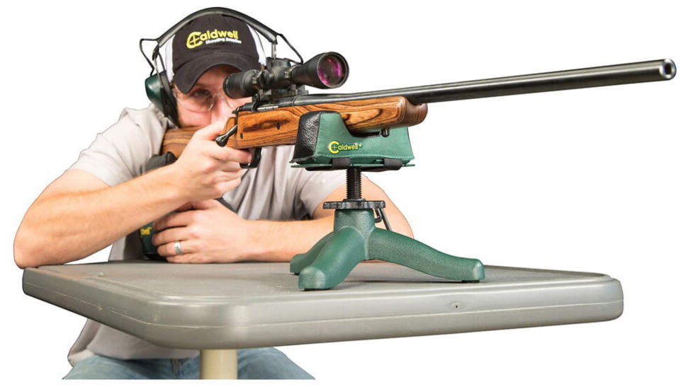 Caldwell Rock Jr Front Shooting Rest w/ Rubber and Metal Spike Feet 323225