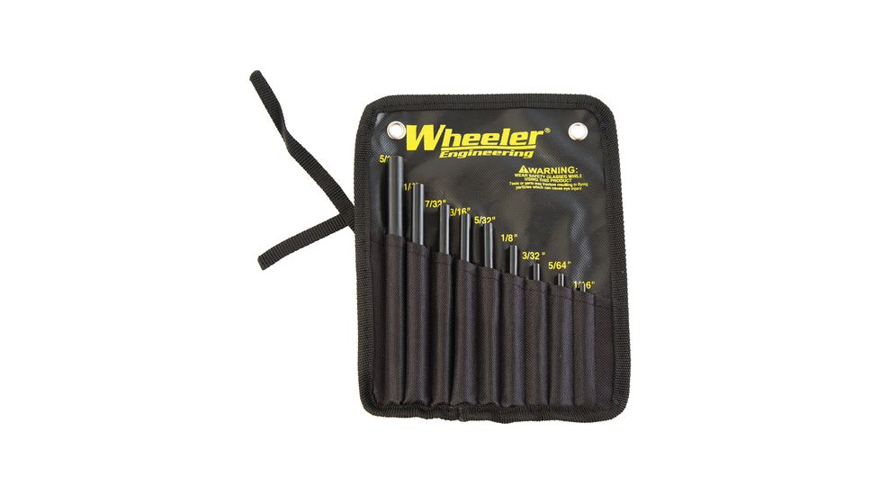 Wheeler Fine Gunsmith Equipment Roll Pin Starter Set, 710910